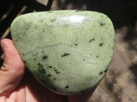 Polished Green Leopard Stone / Serpentine Free Forms  x 4 From Zimbabwe - TopRock