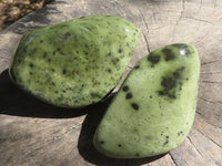 Polished Green Leopard Stone / Serpentine Free Forms  x 4 From Zimbabwe - TopRock