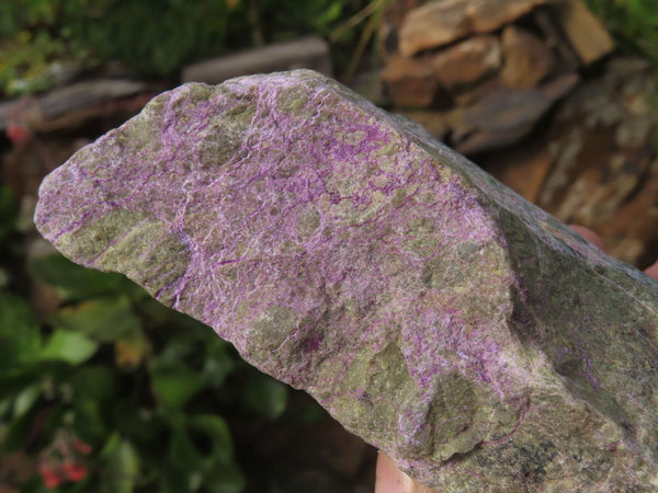 Natural Large Selected Stichtite & Green Serpentine Specimens x 2 From Barberton, South Africa - TopRock