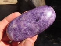 Polished Purple Lepidolite Free Forms  x 6 From Zimbabwe - Toprock Gemstones and Minerals 