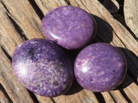 Polished Purple Lepidolite Free Forms  x 6 From Zimbabwe - Toprock Gemstones and Minerals 