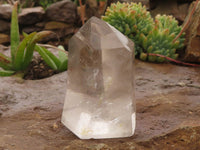 Polished Clear Quartz Crystal Points x 3 From Madagascar - TopRock