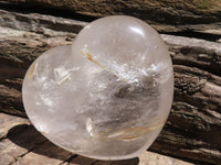 Polished Large Clear Quartz Heart  x 1 From Madagascar - TopRock