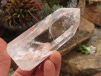 Polished Clear Quartz Crystal Points x 3 From Madagascar - TopRock