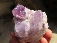 Natural Sugar Amethyst Clusters  x 6 From Zambia