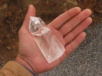 Polished Clear Quartz Crystal Points x 3 From Madagascar - TopRock