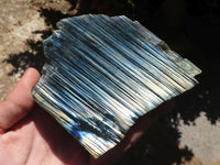 Polished One Side Polished Labradorite Slices  x 6 From Madagascar - TopRock