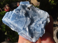 Natural New Sky Blue Calcite Specimens  x 35 From Namibia - Toprock Gemstones and Minerals 