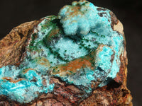 Natural Drusy Coated Chrysocolla & Malachite Specimens x 2 From Likasi, Congo