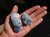 Natural New Sky Blue Calcite Specimens  x 35 From Namibia - Toprock Gemstones and Minerals 