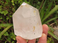 Polished Clear Quartz Crystal Points x 3 From Madagascar - TopRock