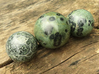 Polished Stromatolite / Kambamba Jasper Spheres  x 3 From Madagascar - TopRock