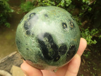 Polished Stromatolite / Kambamba Jasper Spheres  x 3 From Madagascar - TopRock