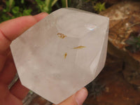 Polished Clear Quartz Crystal Points x 3 From Madagascar - TopRock