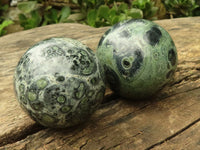 Polished Stromatolite / Kambamba Jasper Spheres  x 3 From Madagascar - TopRock