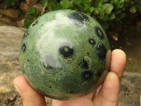 Polished Stromatolite / Kambamba Jasper Spheres  x 3 From Madagascar - TopRock