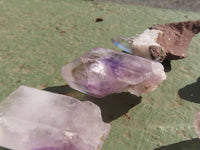 Natural Brandberg Amethyst Quartz Crystals  x 6 From Namibia - Toprock Gemstones and Minerals 