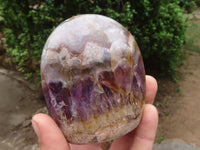 Polished Amethyst Standing Free Forms  x 3 From Madagascar - TopRock