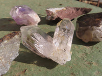 Natural Brandberg Amethyst Quartz Crystals  x 6 From Namibia - Toprock Gemstones and Minerals 