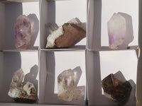 Natural Brandberg Amethyst Quartz Crystals  x 6 From Namibia - Toprock Gemstones and Minerals 