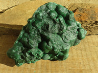 Natural Crystalline Botryoidal Malachite Specimen x 1 From Congo