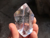 Polished Double Terminated Semi Optic Clear Quartz Points x 12 From Madagascar