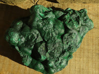 Natural Crystalline Botryoidal Malachite Specimen x 1 From Congo