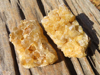 Natural Limonite Quartz Clusters x 12 From Solwezi, Zambia