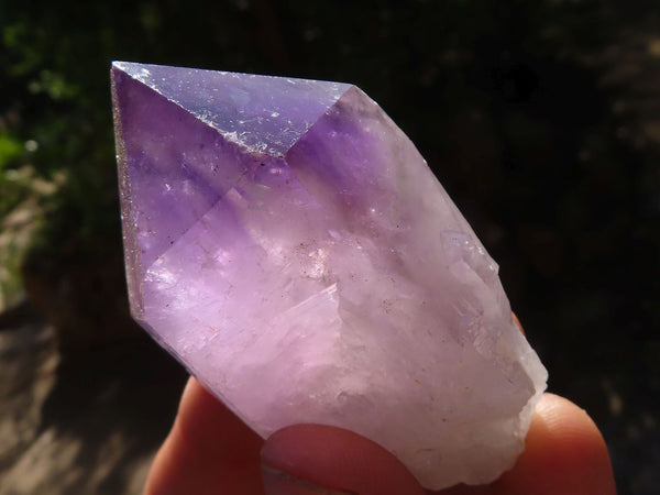 Natural Single Jacaranda Amethyst Crystals  x 12 From Mumbwe, Zambia - Toprock Gemstones and Minerals 