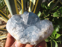 Natural Blue Celestite Crystal Specimens  x 2 From Sakoany, Madagascar - Toprock Gemstones and Minerals 