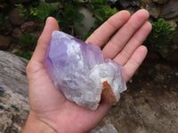 Natural Jacaranda Amethyst Clusters  x 6 From Mumbwa, Zambia - Toprock Gemstones and Minerals 