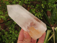 Polished Clear Quartz Crystal Points x 3 From Madagascar - TopRock