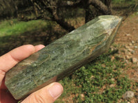 Polished Stunning Green Fuchsite Quartz Points  x 4 From Andakatani, Madagascar - TopRock