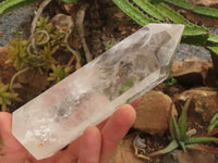 Polished Clear Quartz Crystal Points x 3 From Madagascar - TopRock