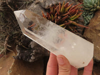 Polished Clear Quartz Crystal Points x 3 From Madagascar - TopRock