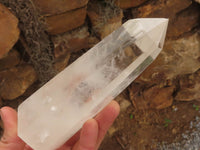 Polished Clear Quartz Crystal Points x 3 From Madagascar - TopRock