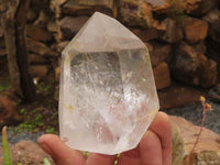 Polished Clear Quartz Crystal Points x 3 From Madagascar - TopRock