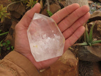 Polished Clear Quartz Crystal Points x 3 From Madagascar - TopRock