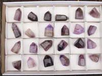 Polished Lovely Selection Of Window Amethyst Crystals  x 24 From Akansobe, Madagascar - TopRock