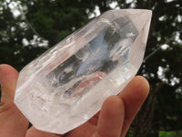 Polished Clear Quartz Crystal Points x 3 From Madagascar - TopRock