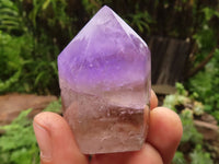 Polished Lovely Selection Of Window Amethyst Crystals  x 24 From Akansobe, Madagascar - TopRock