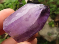 Polished Lovely Selection Of Window Amethyst Crystals  x 24 From Akansobe, Madagascar - TopRock