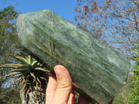 Polished Banded Green Fuchsite Quartz Point x 1 From Madagascar - Toprock Gemstones and Minerals 