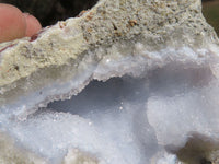 Natural Blue Lace Agate Geode Specimens  x 6 From Nsanje, Malawi - TopRock