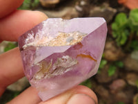 Polished Lovely Selection Of Window Amethyst Crystals  x 24 From Akansobe, Madagascar - TopRock