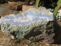 Natural Extra Large Blue Lace Agate Specimen  x 1 From Nsanje, Malawi - Toprock Gemstones and Minerals 