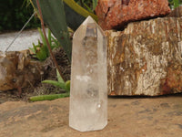 Polished Clear Quartz Crystal Points x 3 From Madagascar - TopRock