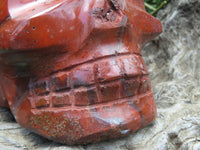 Polished Red Jasper Extra Large Skull Carving x 1 From Zimbabwe - TopRock