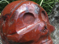 Polished Red Jasper Extra Large Skull Carving x 1 From Zimbabwe - TopRock