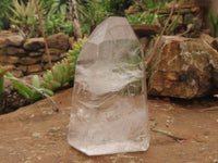 Polished Clear Quartz Crystal Points x 3 From Madagascar - TopRock